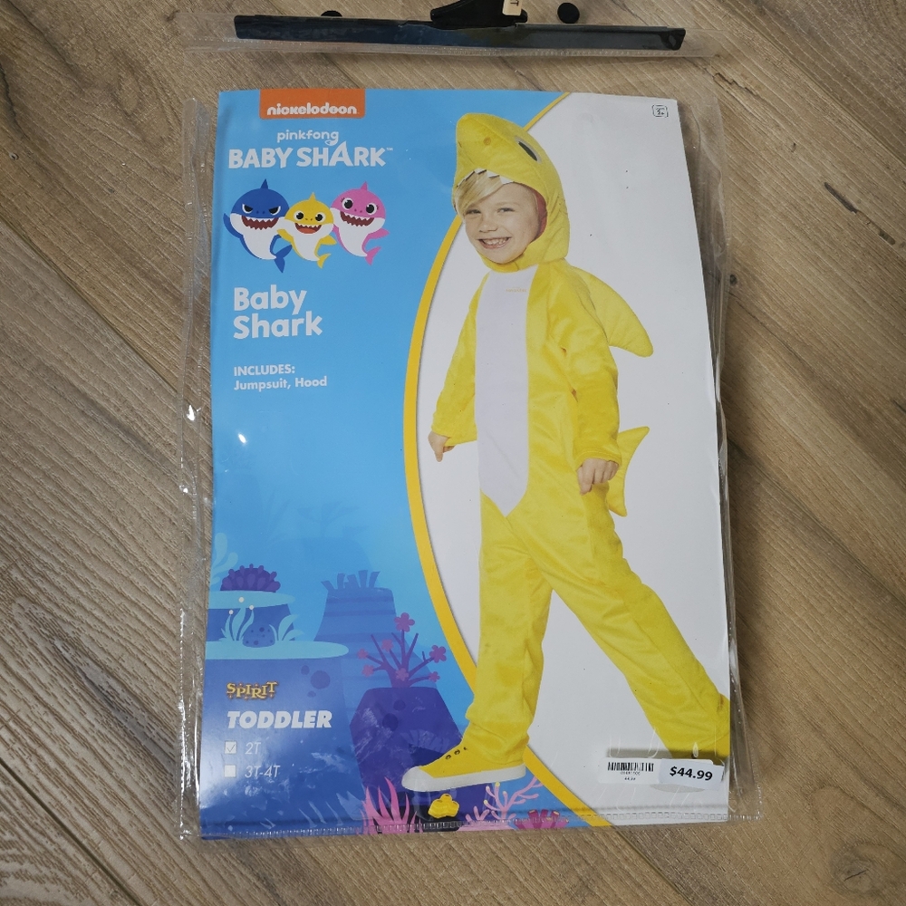 Yellow Baby Shark Toddler Costume